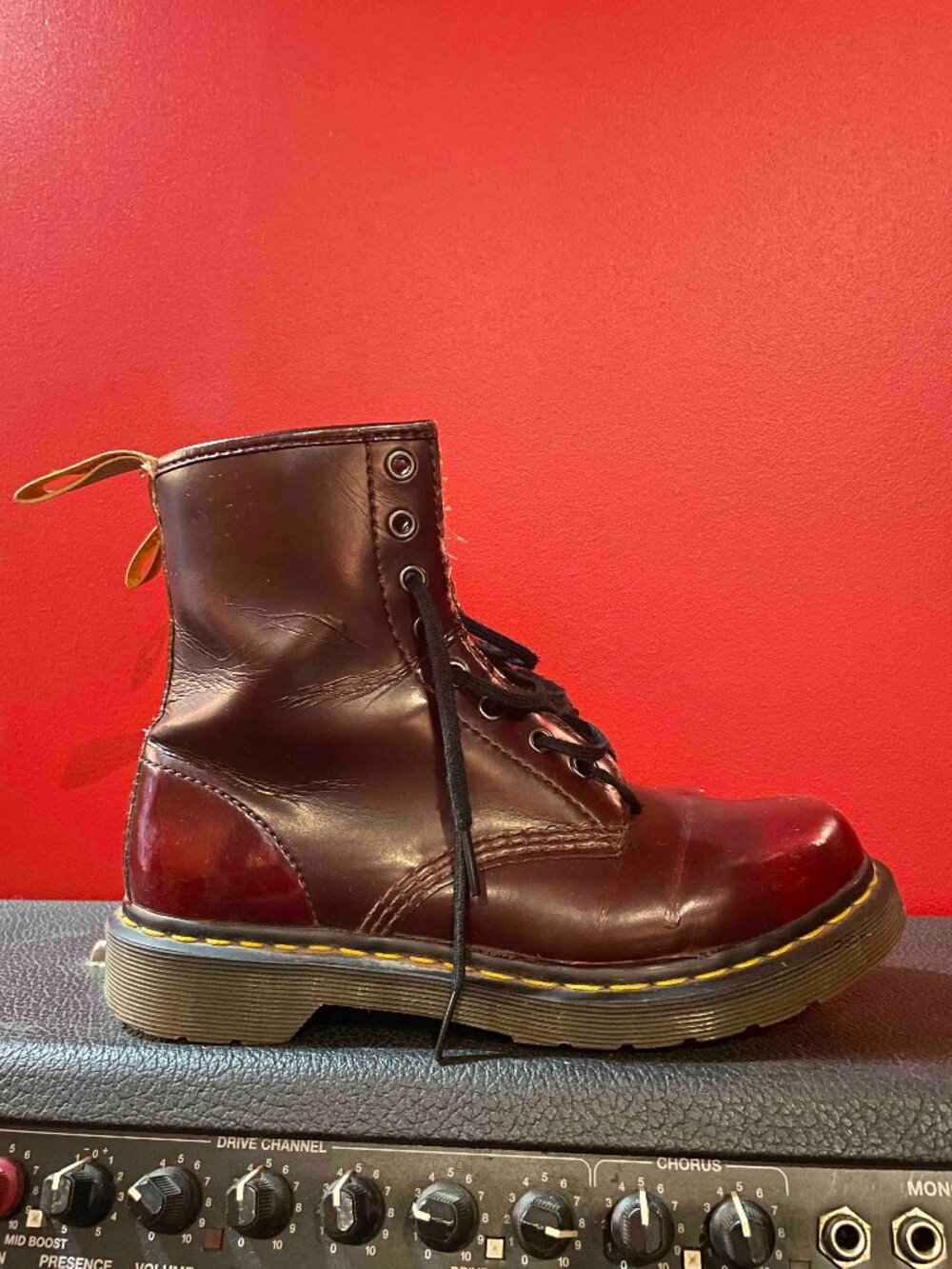 FLAWED Vegan Dr. Martens size 8